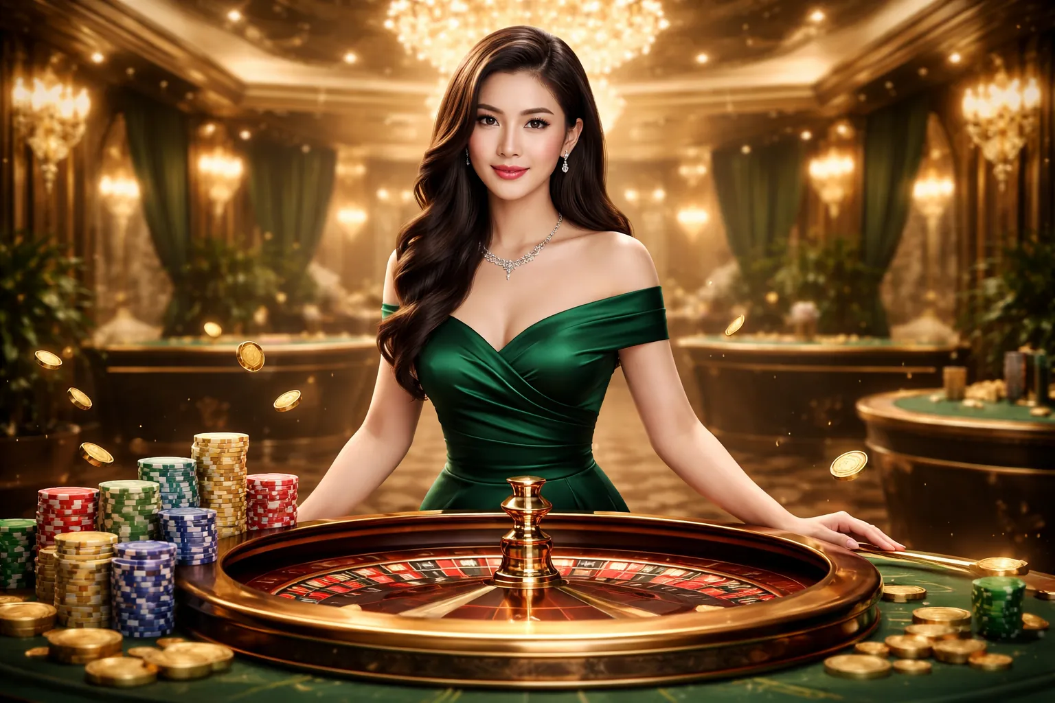 Hình ảnh minh họa thế giới slot game đầy màu sắc