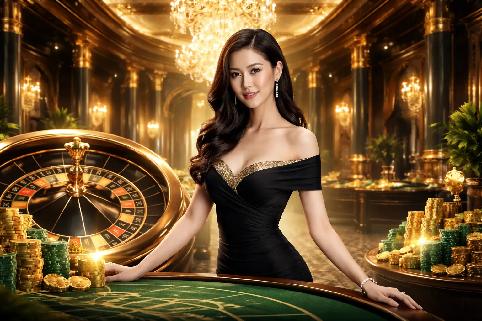 Trò chơi sòng bạc trực tuyến với Dealer